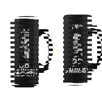 Dad Zombie Unicorn Halloween Matching Family Costume Graphic Print Coffee Mug - Monsterry