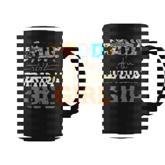Daddy Of The Birthday Girl Highland Cow Print First Bday Coffee Mug - Thegiftio