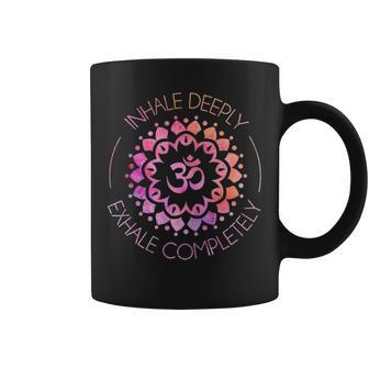 Damen Yoga Meditation Mandala Inhale Exhale Outfit Tassen - Geschenkecke