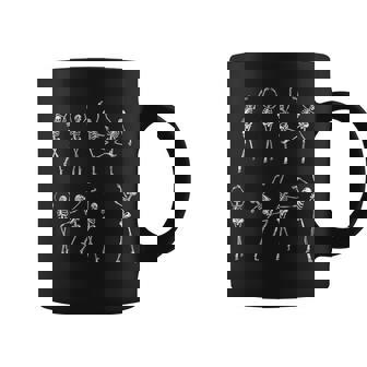 Dancing Skeleton Ballerinas Halloween Costume Ballet Girl Coffee Mug - Seseable
