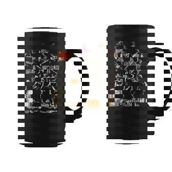 Dancing Skeleton For Happy Halloween Skull Coffee Mug - Thegiftio