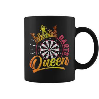 Dart Spielerin Dart Queen Lustiges Dart Spielen Frauen Tassen - Geschenkecke