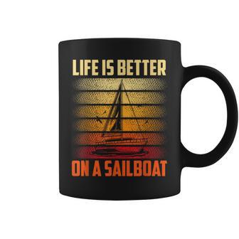 Das Leben Ist Besser Auf Einem Sailboat Tassen - Geschenkecke