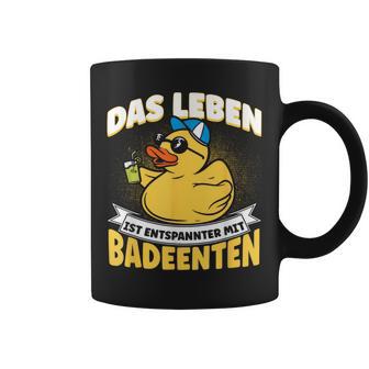 Das Leben Ist Relaxter Mit Badeduck Tassen - Geschenkecke