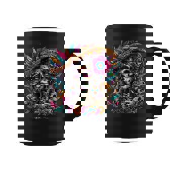 De Los Muertos La Catrina Day Of The Dead Sugar Skull Women Coffee Mug | Seseable CA
