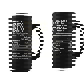 Delphi Pennsylvania Proud Nutrition Facts Coffee Mug - Monsterry