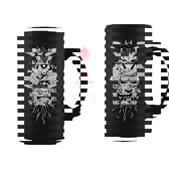 Demonio Samurai Taza de café - Regaloses