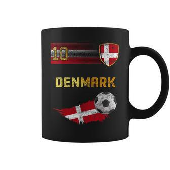 Denmark Football Pride Danish Flag Football Retro Jersey Tassen - Seseable