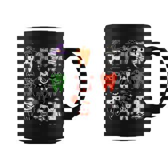 Dental Halloween Cute Th Costume Dentist Spooky Halloween Coffee Mug - Monsterry