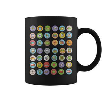 Deoyage 42 Icônes Tasse - Cadeauxyz