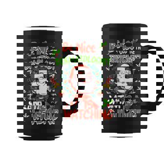 Dermatologist Christmas Santa Claus Holiday Skin Doctor Xmas Graphic Print Coffee Mug - Monsterry