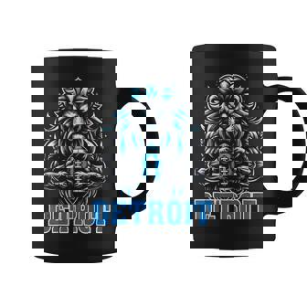 Graphic Detroit Retro Styles 90S Detroit Name Personalized Coffee Mug - Thegiftio UK