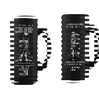 The Devil Saw Me With My Head Down And Thought He'd Won Mens Coffee Mug - Seseable
