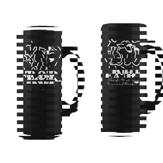 Dhh Teacher Deaf And Hard Of Hearing Asl Special Education Coffee Mug - Monsterry