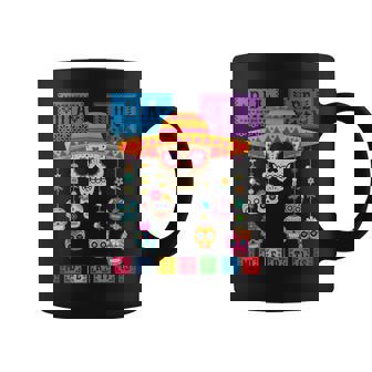 Dia De Los Muertos Day Of The Dead Sugar Skull Halloween Coffee Mug | Mazezy