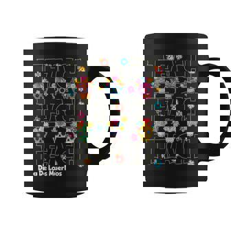 Dia De Los Muertos Day Of The Dead Sugar Skull Teacher Coffee Mug | Mazezy