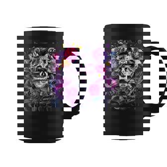 Dia De Los Muertos Sugar Skull Catrina Day Of The Dead Coffee Mug | Mazezy