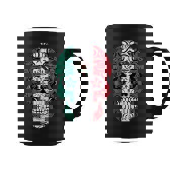 Dias De Los Muertos Mexican Day Of The Dead Skull Mexican Coffee Mug - Seseable