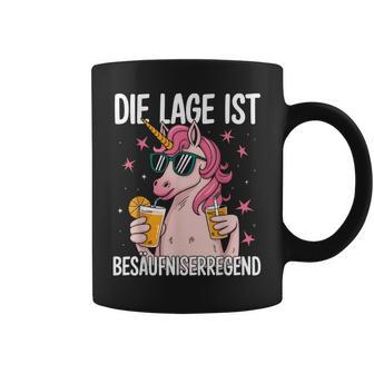 Die Lage Ist Besäufniserregend Saying Party Outfit Tassen - Geschenkecke