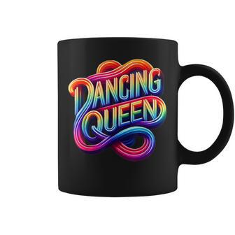 Diseño Retro De Discoteca Dancing Queen Taza de café - Regaloses