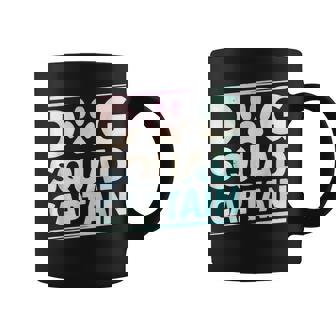 Dog Squad Captain Dog Dad Graphic Print Coffee Mug - Monsterry