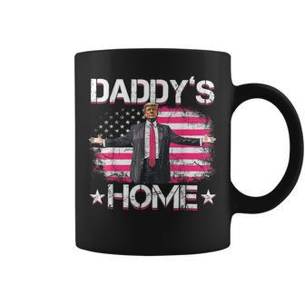 Donald Trump 2024 Daddys Home Trump Pink Coffee Mug - Monsterry CA