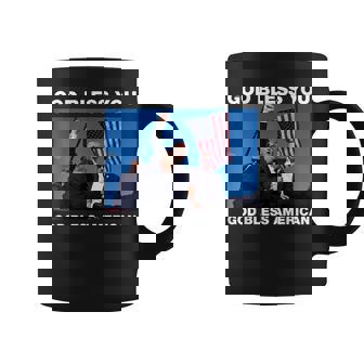 Donald Trump 2024 God Bless You God Bless America Coffee Mug - Monsterry