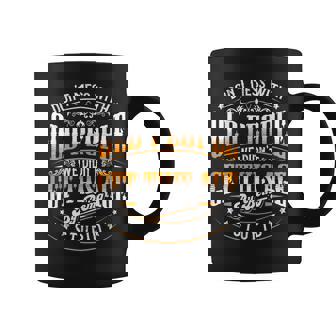 Dont Mess With Old People Gag Senior Citizen Coffee Mug - Thegiftio UK
