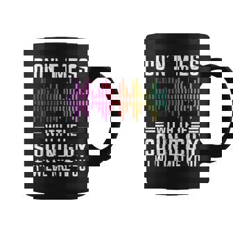 Don't Mess With The Sound Guy Sound Engineer Music Coffee Mug - Thegiftio UK