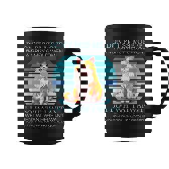 Don’T Piss Me Off I’M A Grumpy Old Woman Cute Cat Coffee Mug - Thegiftio UK