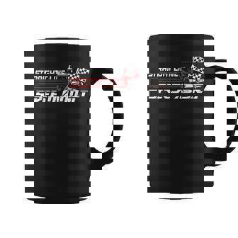 Dragster Straight Line Speed Addict Graphic Print Coffee Mug - Monsterry