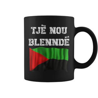Drapeau Martinique Tjè Nou Blenndé Homme Fierté Force Tasse - Cadeauxyz