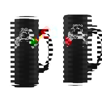 Drapeau Portugal France Coeur Portugais Français Tasse - Cadeauxyz