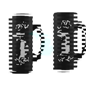 Drink Local Michigan Craft Beer Great Lakes State Coffee Mug - Monsterry