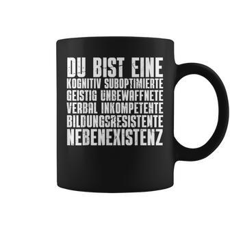 Du Nebenexistenz Buseidigungen Ich Hasse Menschen Tassen - Geschenkecke