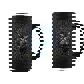 Eagle Harpy Face American Harpy Eagle Bird Coffee Mug - Monsterry