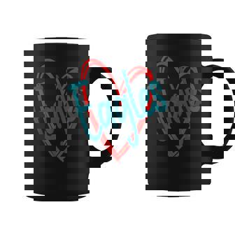Eagles School Sports Fan Team Spirit Cute Heart Eagles Coffee Mug - Monsterry