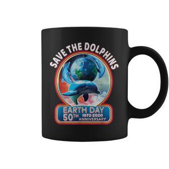 Earth Day 50Th Anniversary Save The Dolphins Women Coffee Mug - Monsterry