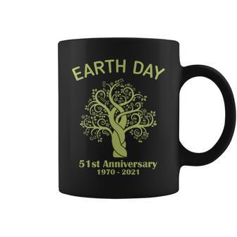 Earth Day 51St Anniversary 2021 Tree Green Life Earthday Coffee Mug - Monsterry