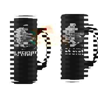 I Eat Cement Moo Deng Hippo Oddly Specific Dank Meme Coffee Mug - Monsterry