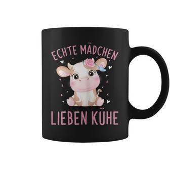 Echte Mädchen Lieben Kühe Cow Tassen - Seseable