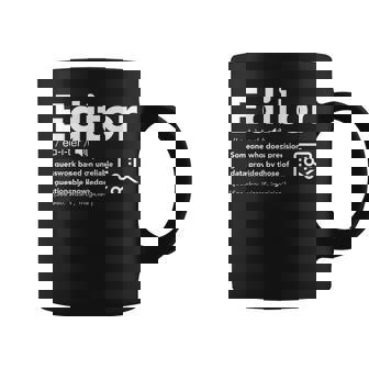 Editor Definition For Editor Coffee Mug - Thegiftio UK