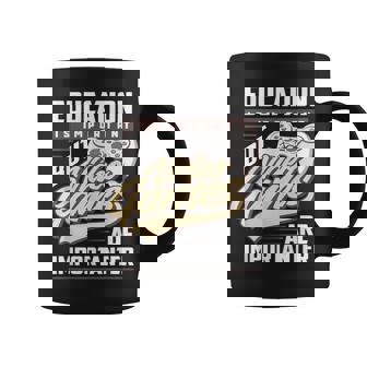 Education Is Important But Video Games Are Importanter Coffee Mug - Thegiftio UK