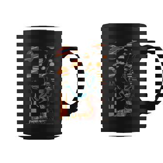 Egyptian Goddess Hathor Cosmic Egypt Space Energy Aesthetic Coffee Mug - Monsterry