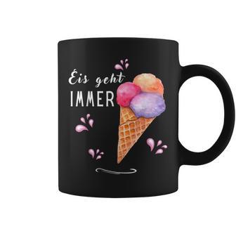 Eis Geht Immer Eisparele Eiscafe Du Liebst Eiscreme Eispar Tassen - Geschenkecke