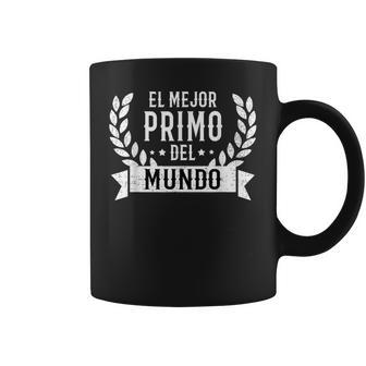 El Mejor Primo Del Mundo Primo Masculino Español Taza de café - Regaloses
