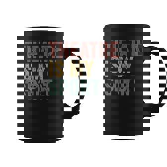 El Teatro Es Mi Deporte Amante Del Teatro Divertido Taza de café - Regaloses