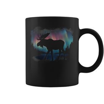 Elk Nordlicht Winter Hiking Alaska Nature Lovers Tassen - Geschenkecke