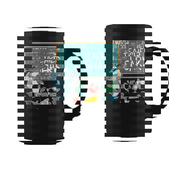 Emotion Face Middle School Teacher Shark Teaching Coffee Mug - Monsterry