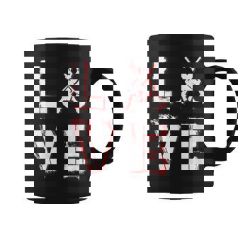Me Encantan Las Armas Ar15 M16 M4 Los Rifles Negros Importan Arma De Fuego Cruzada Taza de café - Regaloses